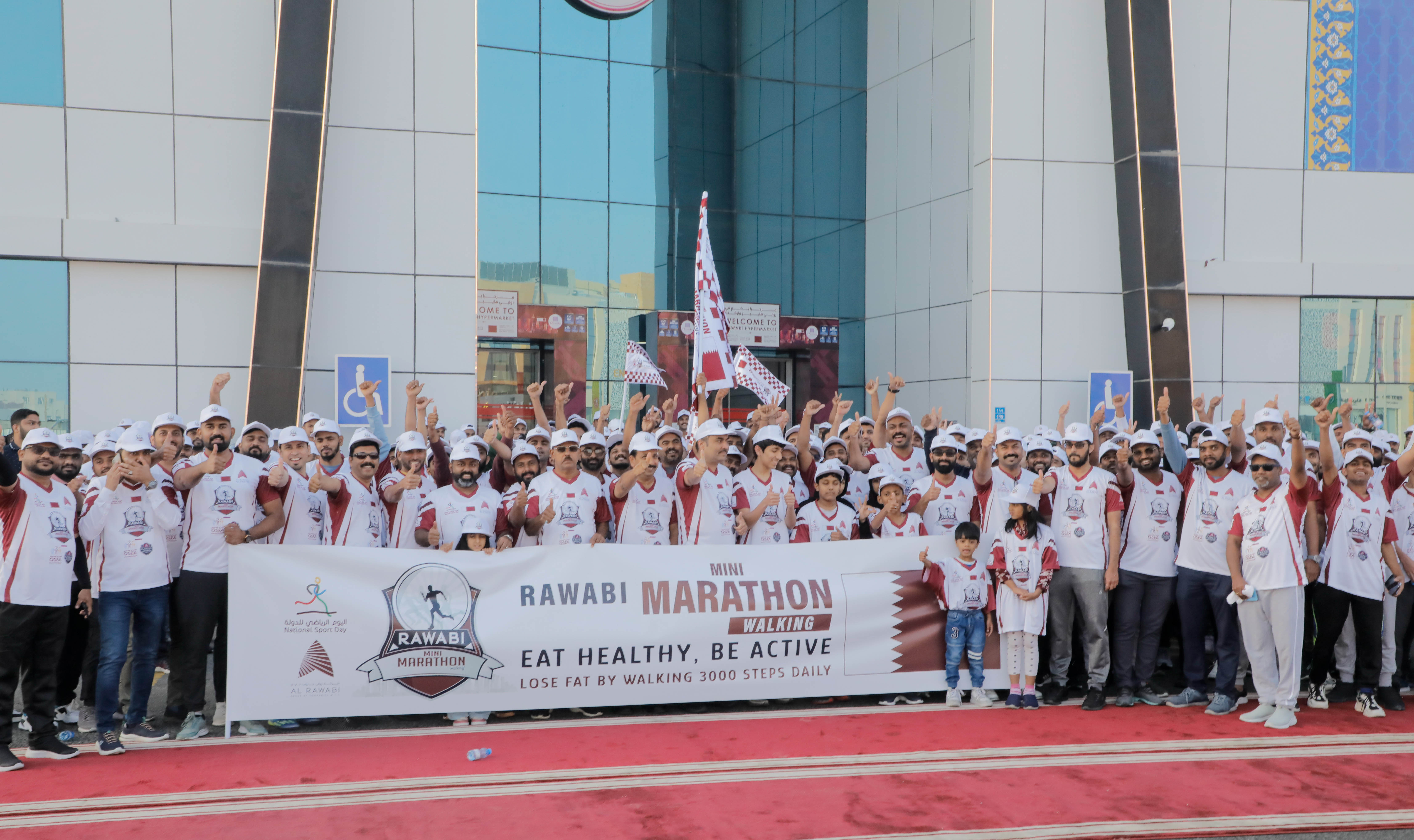 Rawabi Group Hosts Successful Mini Marathon in Celebration of National Sport
Day