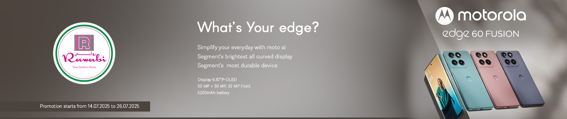 Motorola Edge 60 Fusion!