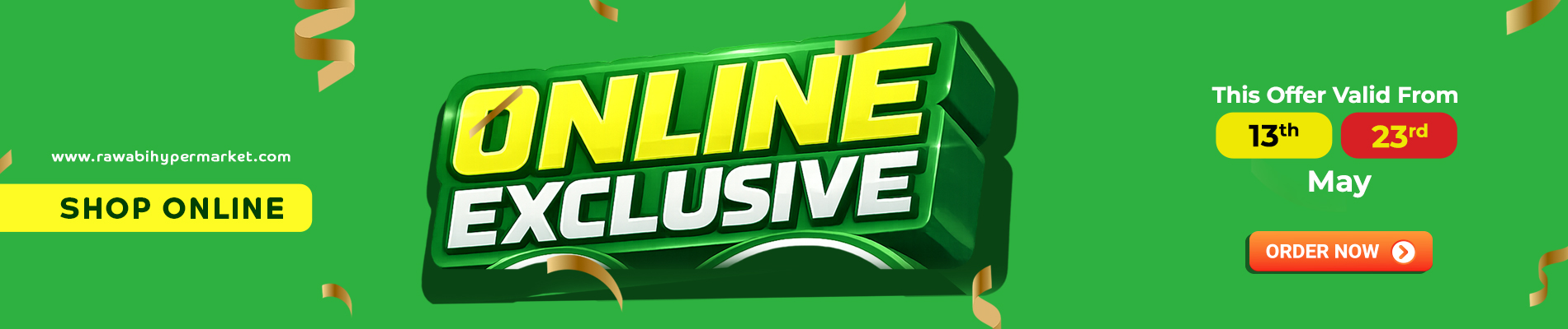 Online Exclusive Deals..!