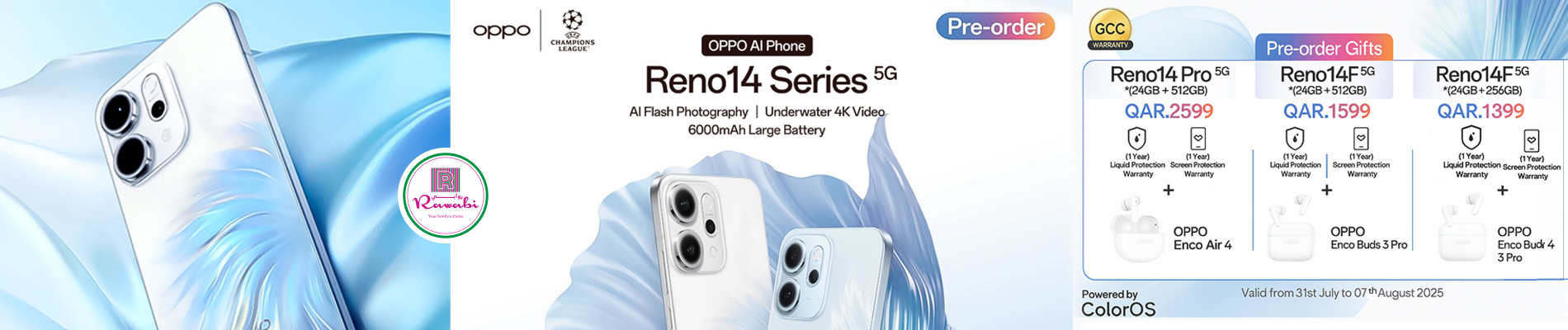 Reno14 Series 5G Pre Order!