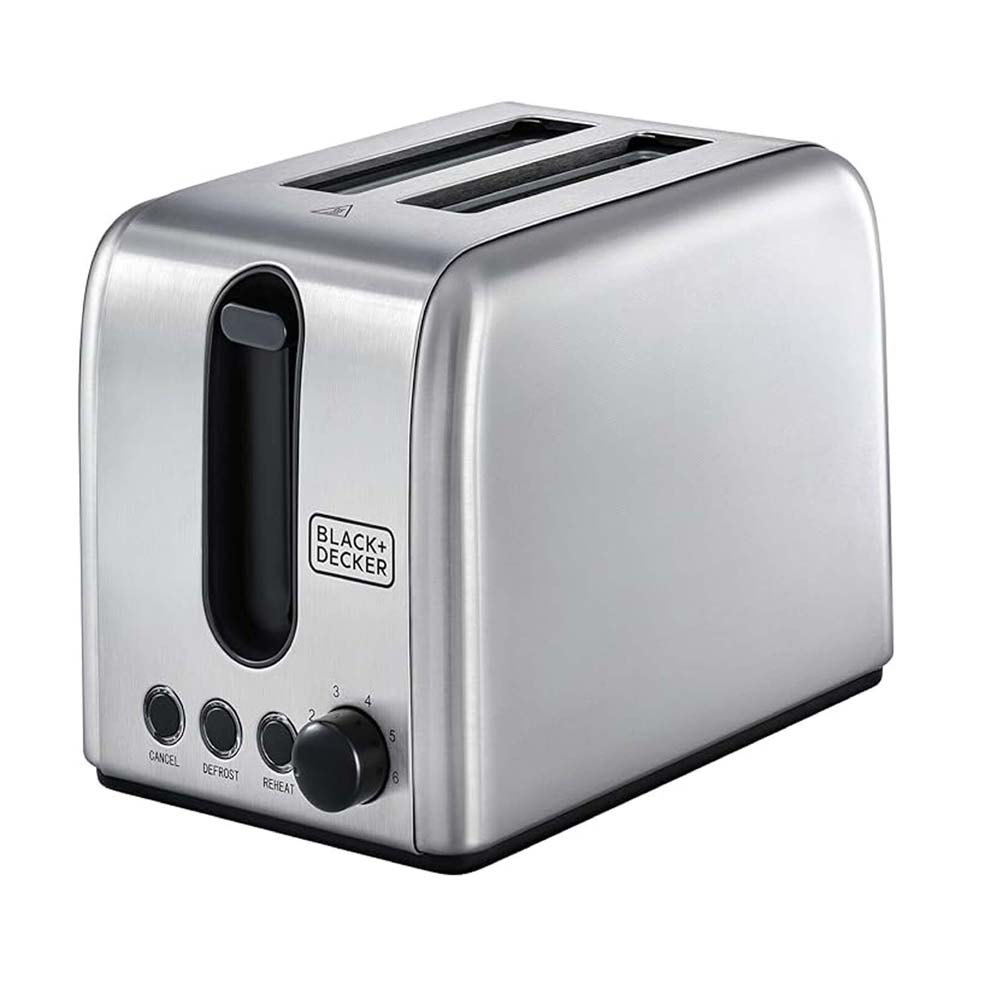 Black&Decker 2-Slice Stainless Steel Toaster ET244-B5
