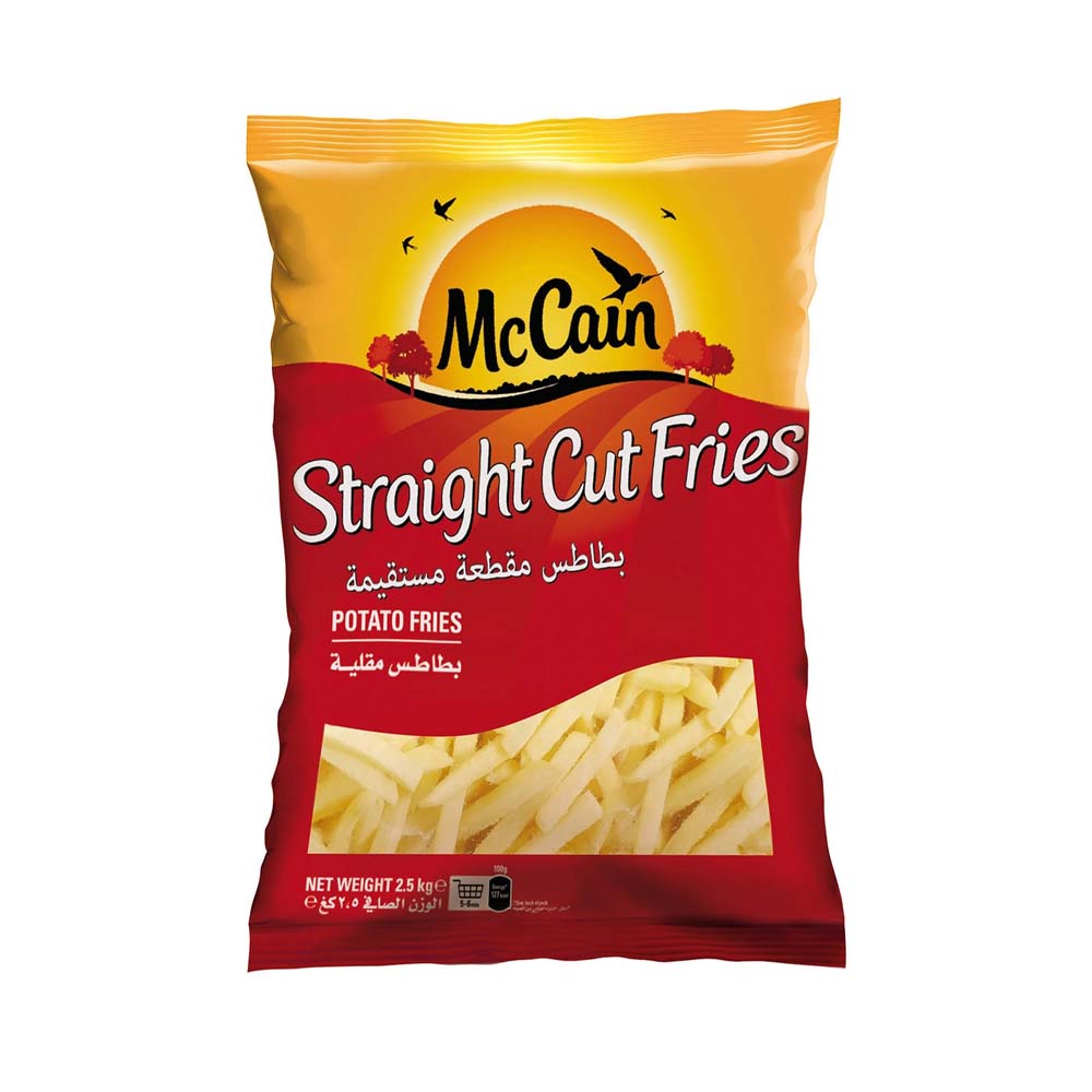 Mccain Straight Cut French Fries 2.5Kg