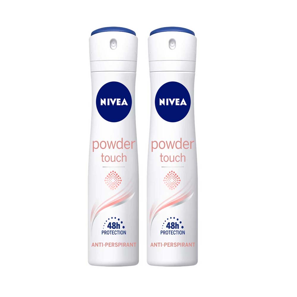 Nivea Powder Touch Deo Spray 2X150Ml