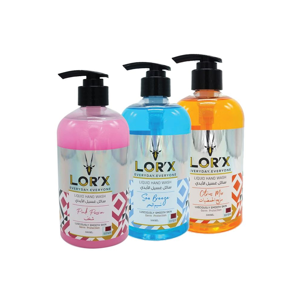 Lorx Hand Wash Liquid Assorted 3X50