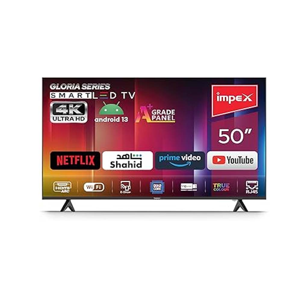 Impexgloria 50-Inch QLED Smart TV Android 14