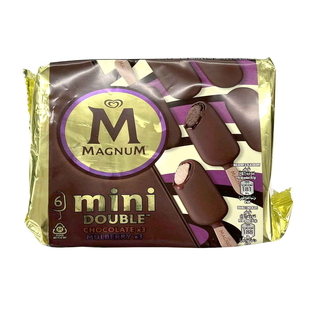 Magnum Mini Double Chocolate Mulberry 345Ml