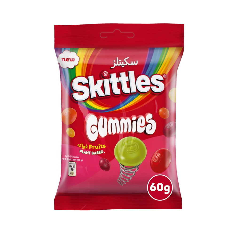Skittles Gummies Fruits 60g