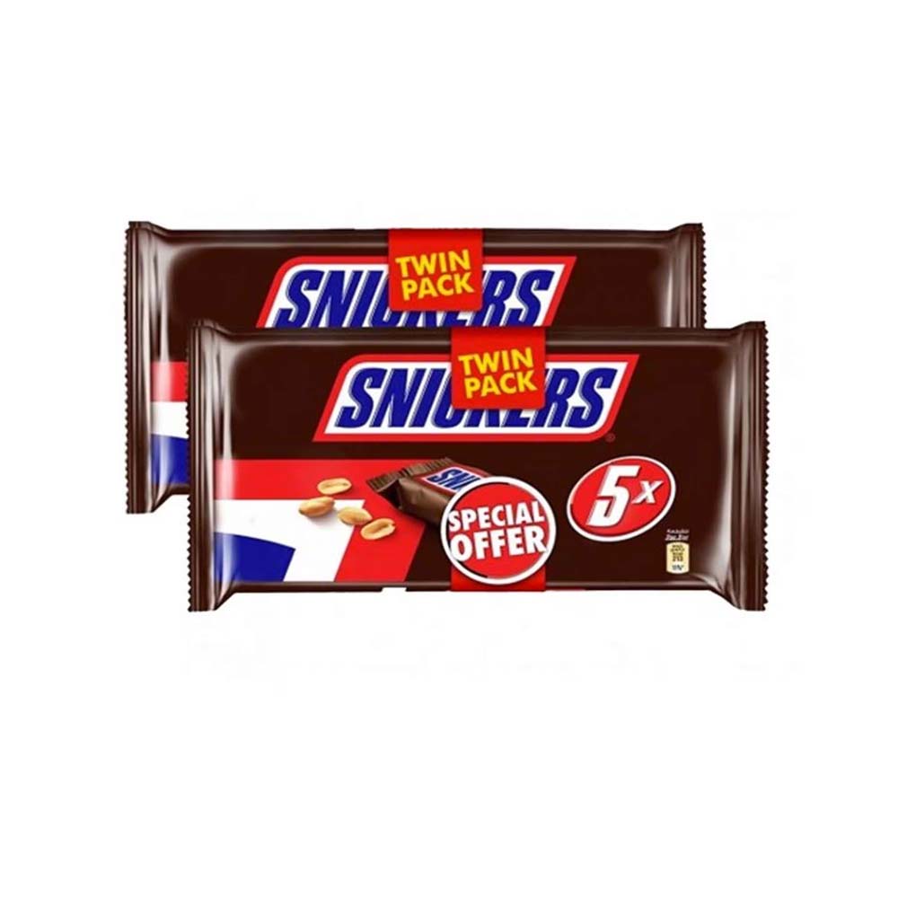 Snickers Chocolate Bar 2×5×40g