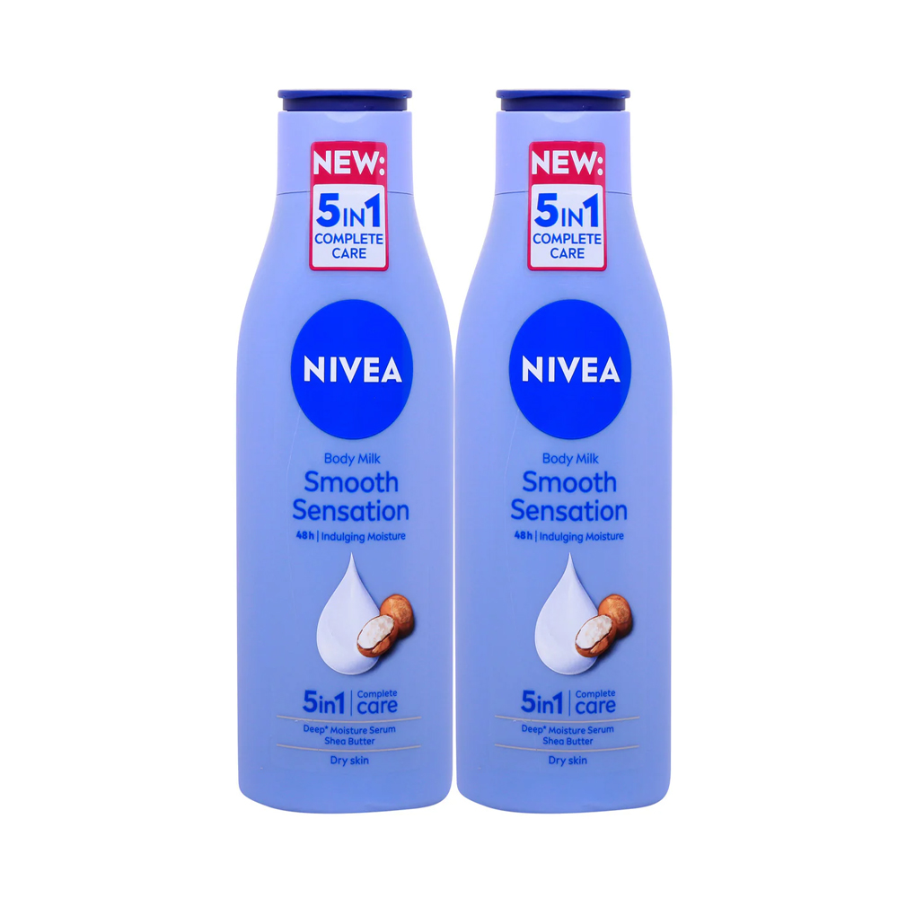 Nivea Body Lotion Smooth 2X250Ml