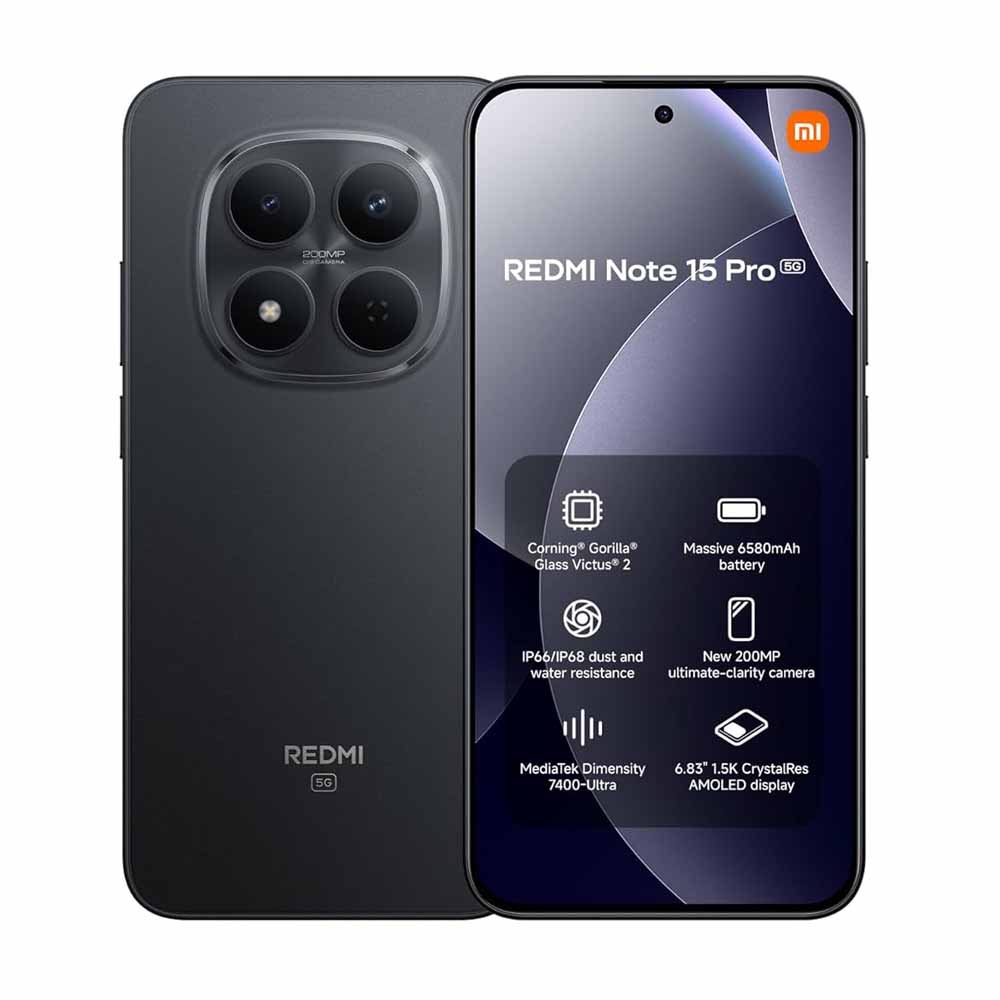 Redmi Note 15 Pro 5G 8GB RAM 256GB Black