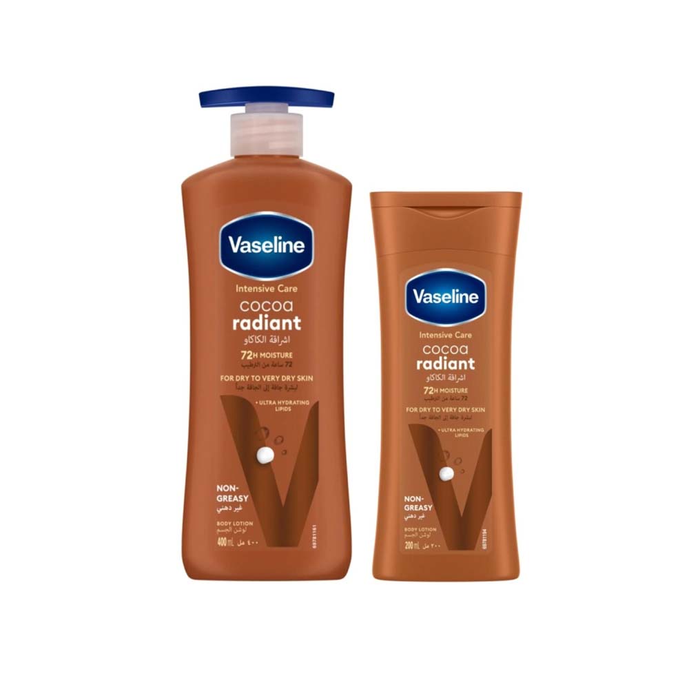 Vaseline Cocoa Lotion 400ml + 200ml