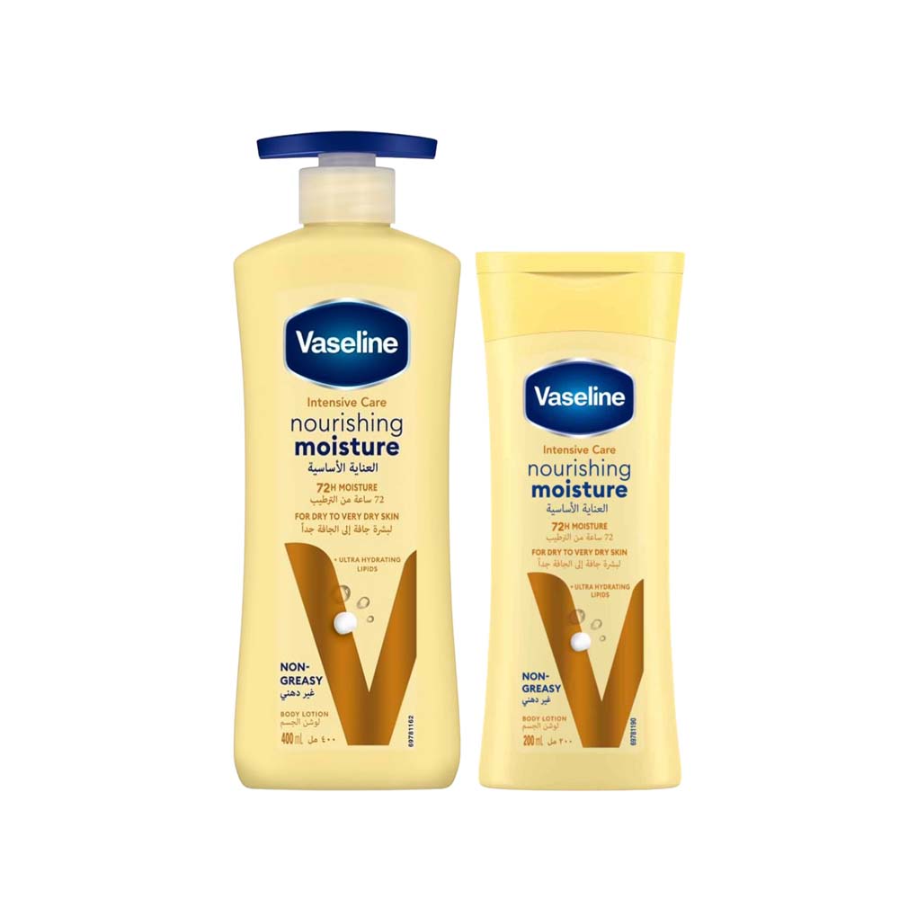 Vaseline Nourishing Moisture Lotion 400ml + 200ml