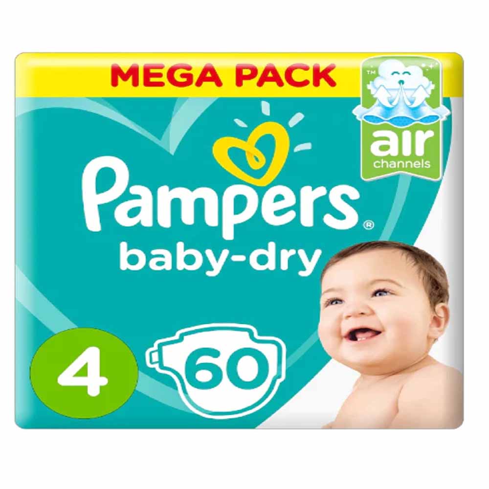 Pampers ML Diapers S4 60s MP