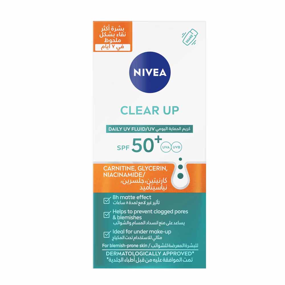 Nivea Clear Up Daily Uv Fluid SPF 50 40Ml