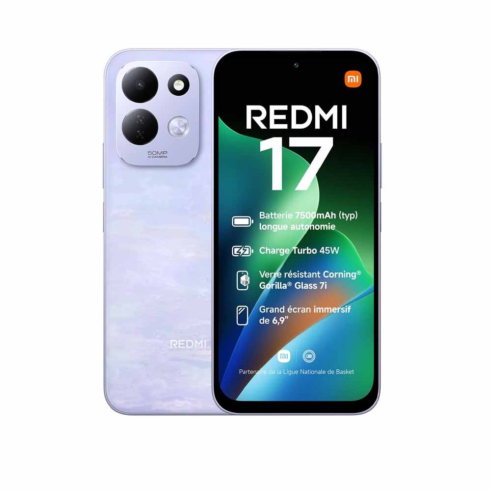 Redmi 17 4GB RAM 256GB Storage Purple