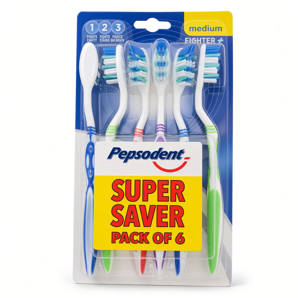 Pepsodent Toothbrush Trident Soft 6