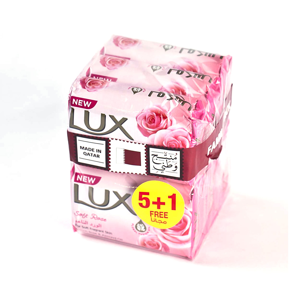 Lux Soap Rose Soap 170g x 5 + 1 FREE