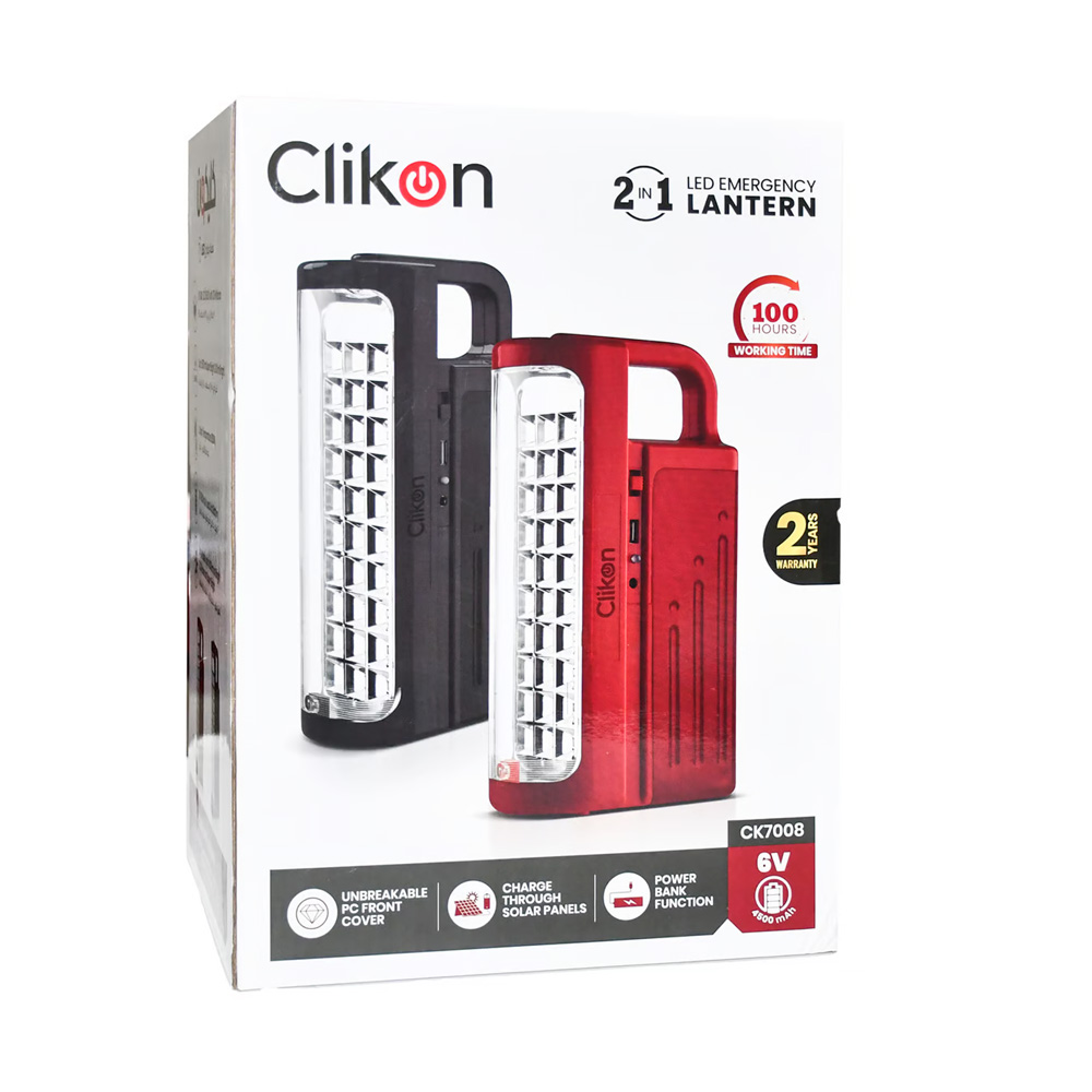 Clikon Emergency LED Lantern 2pcs. Combo Model Ck7003