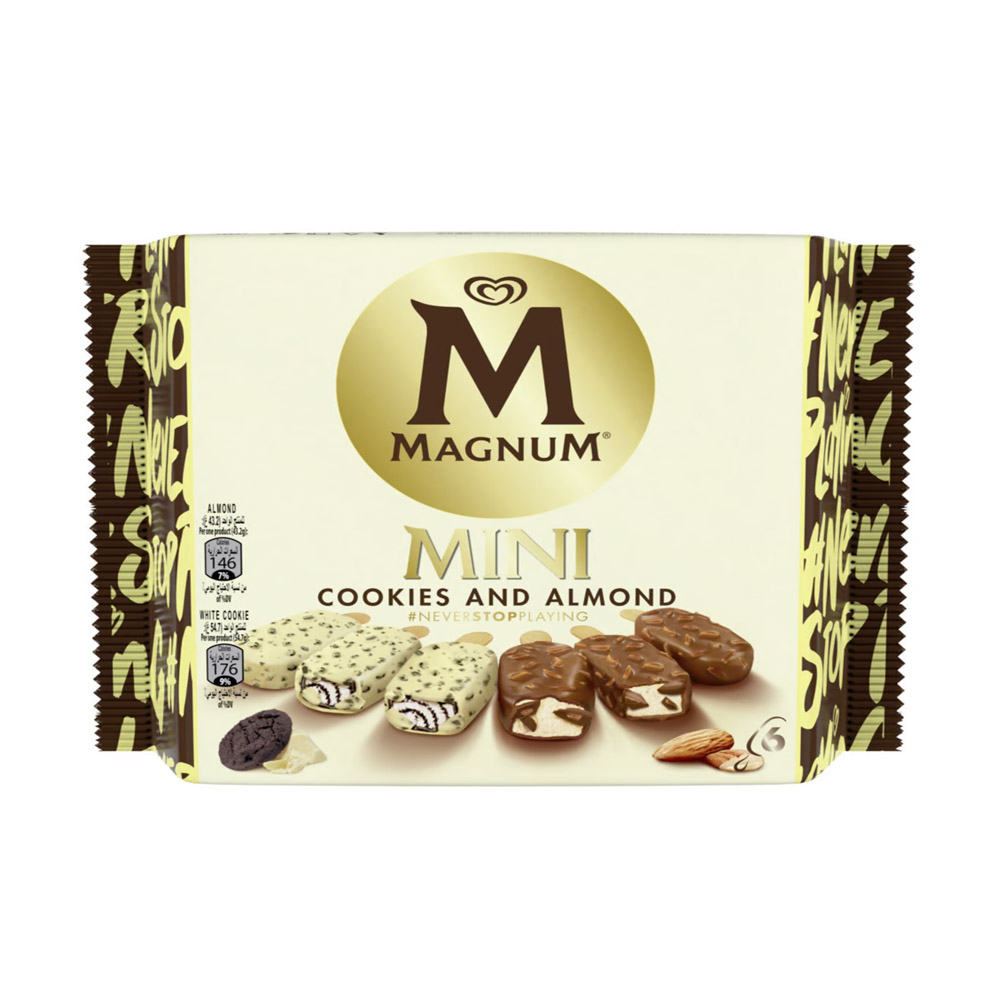 Magnum Mini Cookie & Almond 345ml