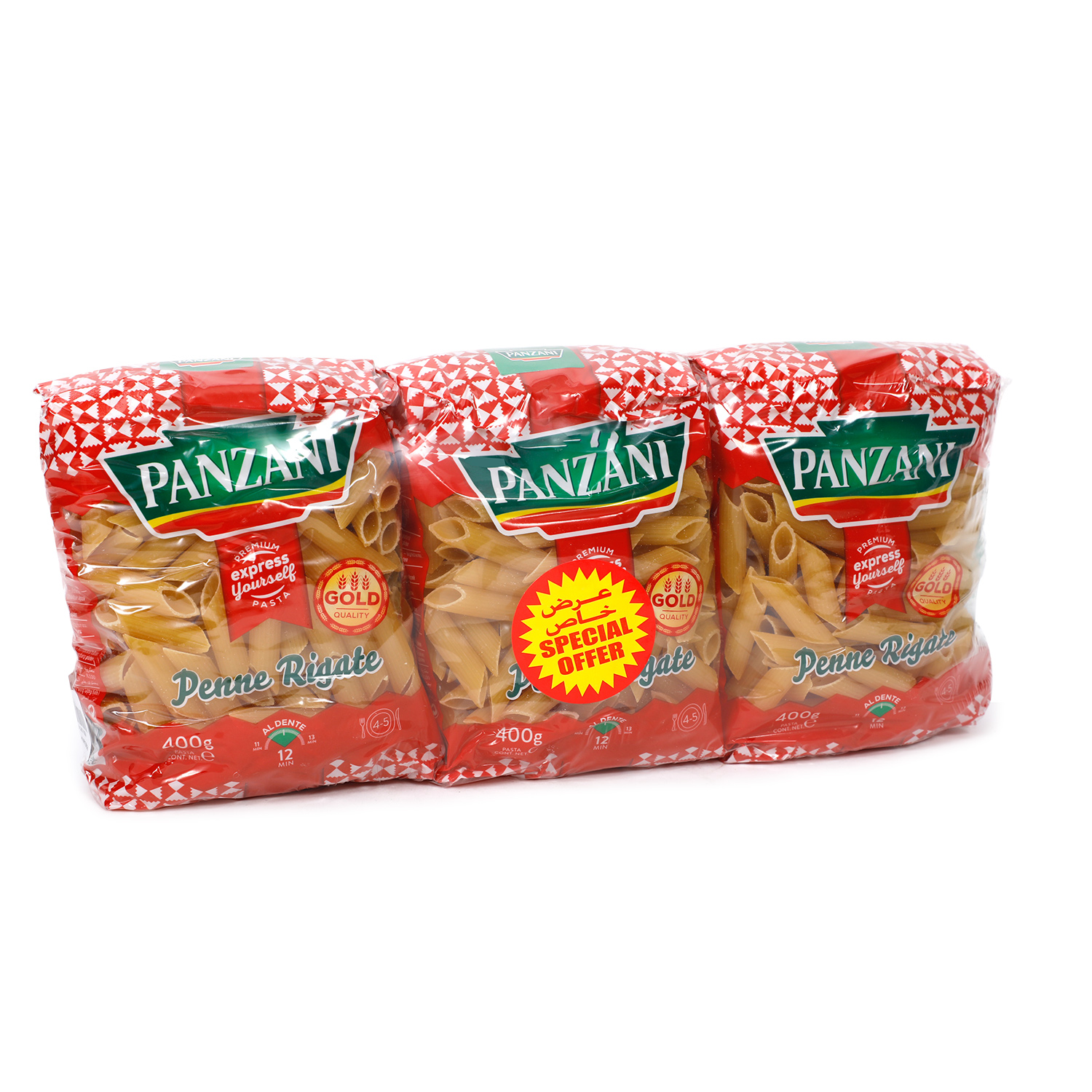 Panzani Express Penne Rigate Pasta 400g x 3pcs.