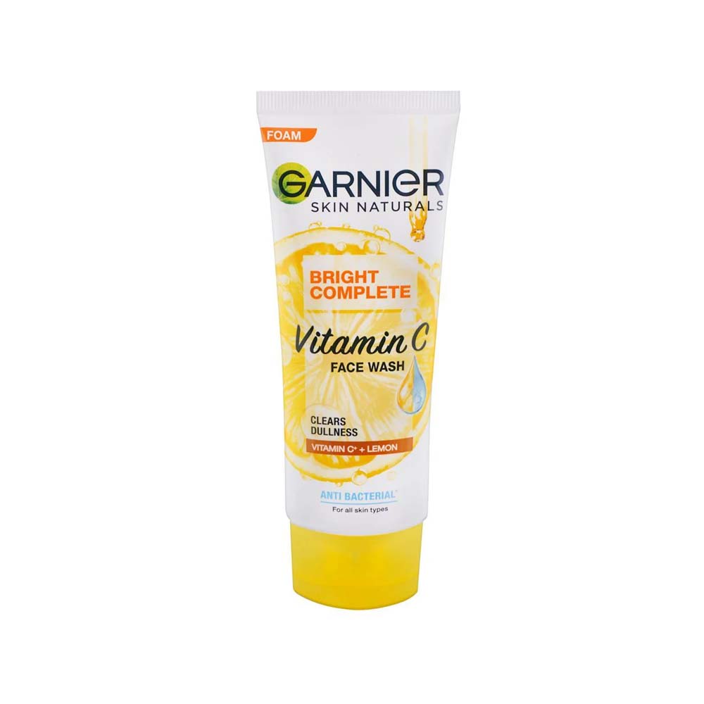 Garnier Bright Complete Lemon Face Wash 100Ml | Rawabi Hypermarket