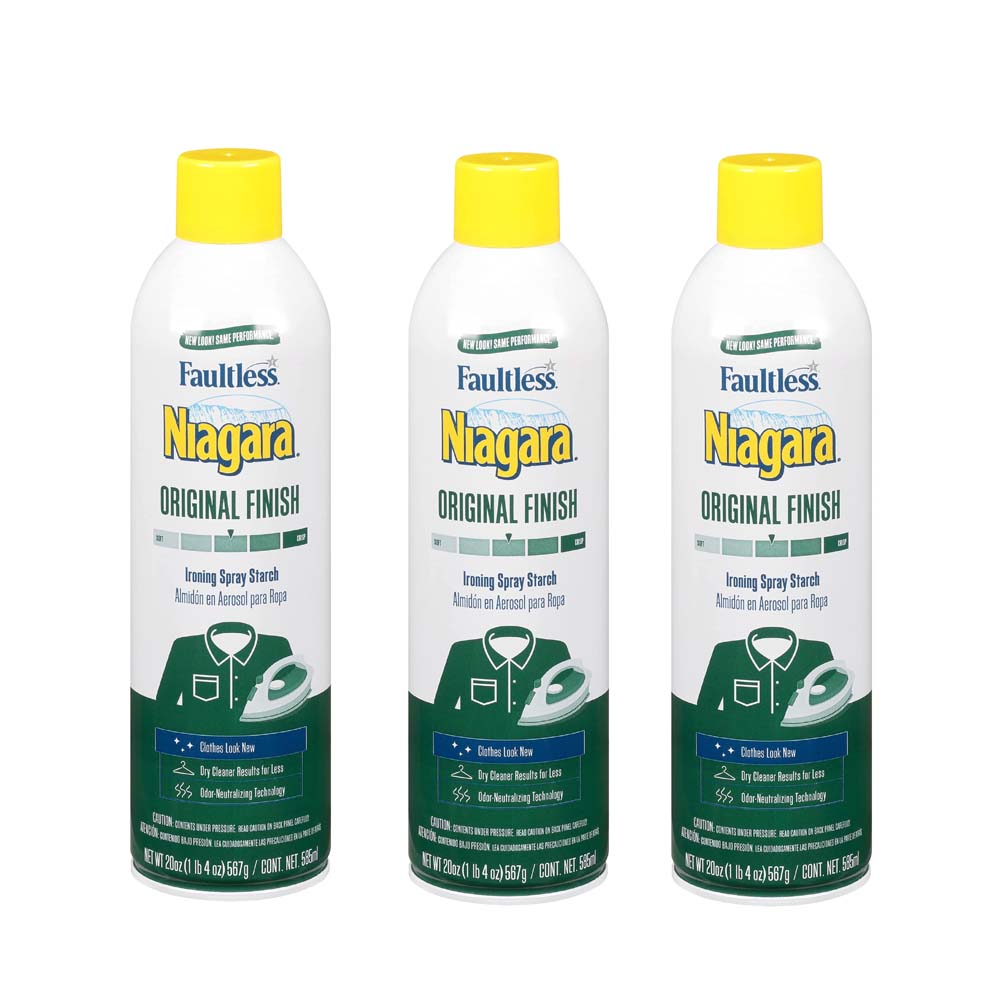 Niagara Spray Starch Assorted 3pcs. x 20oz Set