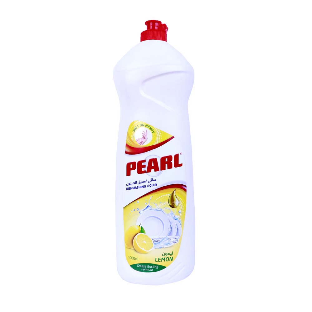 Pearl Dishwashing Liquid Lemon 1Ltr