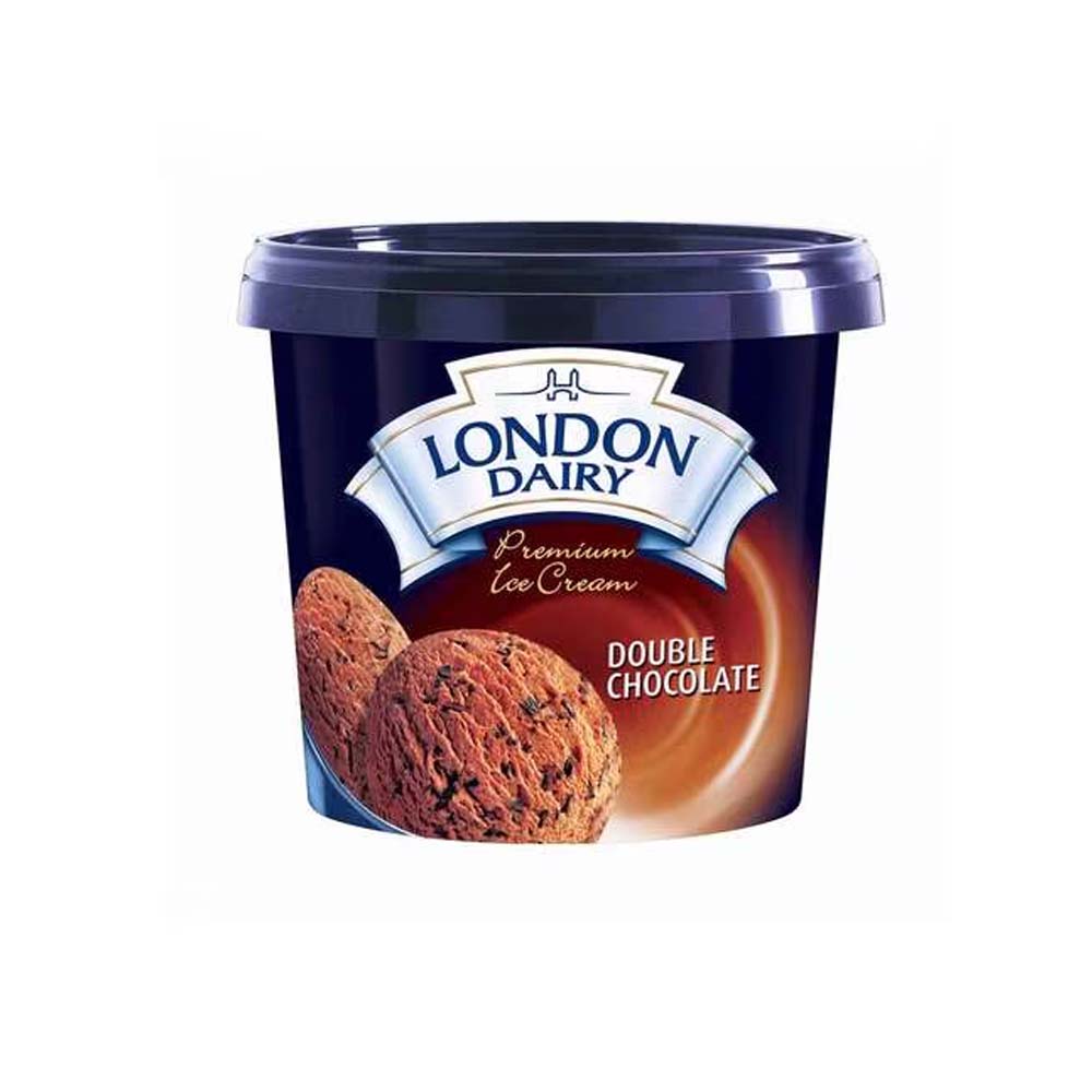 London Dairy Tub Double Chocolate Ice Cream 1L