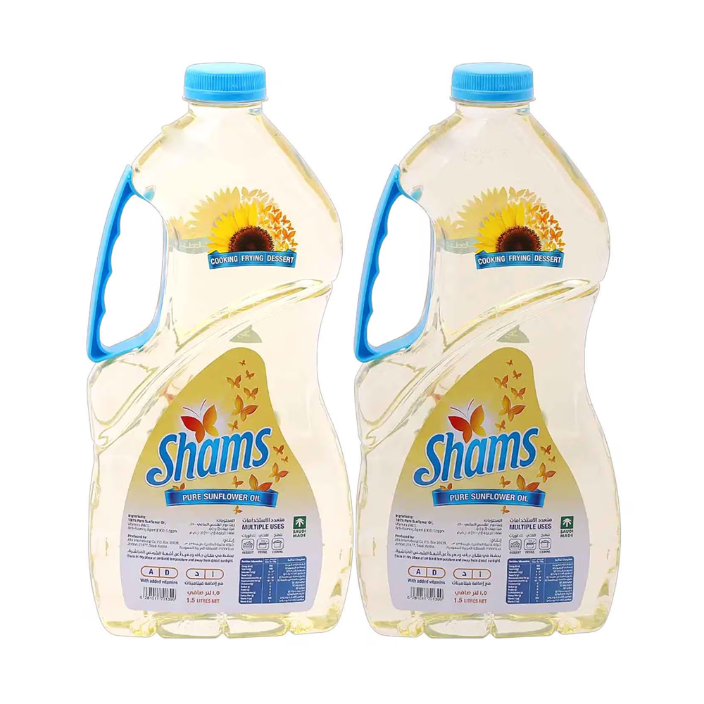 Shams Sunflower Oil 2X1.5L @Special Price