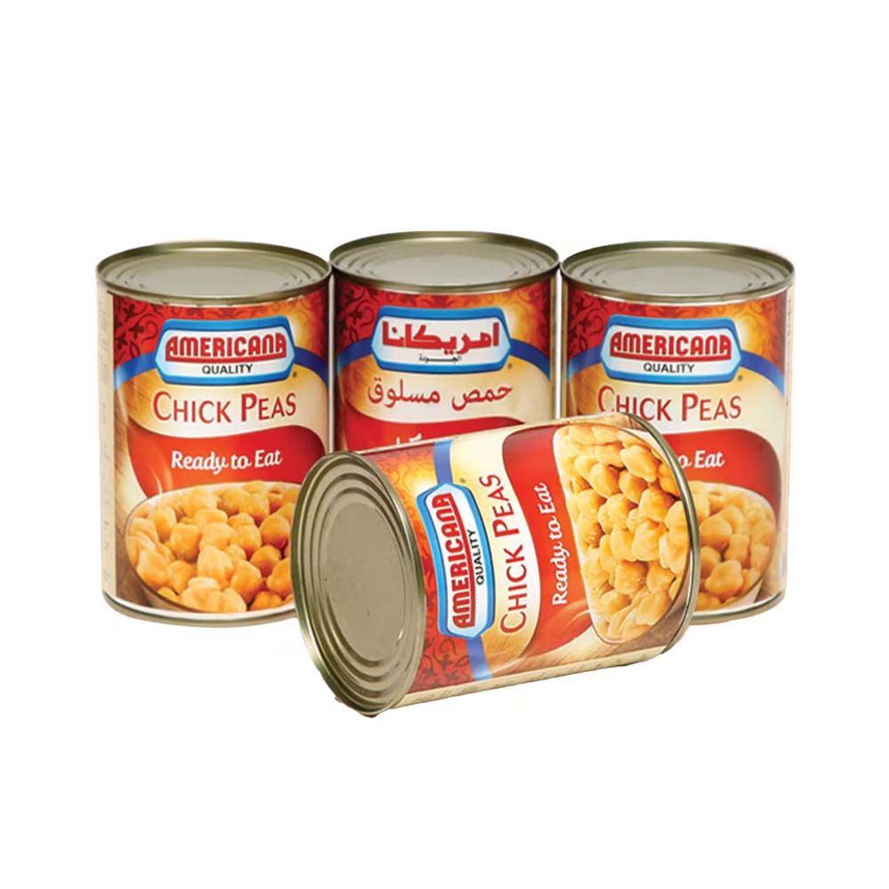 Americana Chick Peas 4X400g