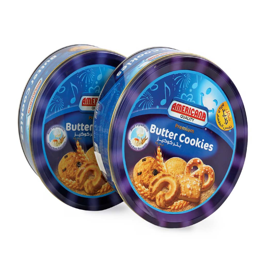 Americana Butter Cookies Asstd 2*454G