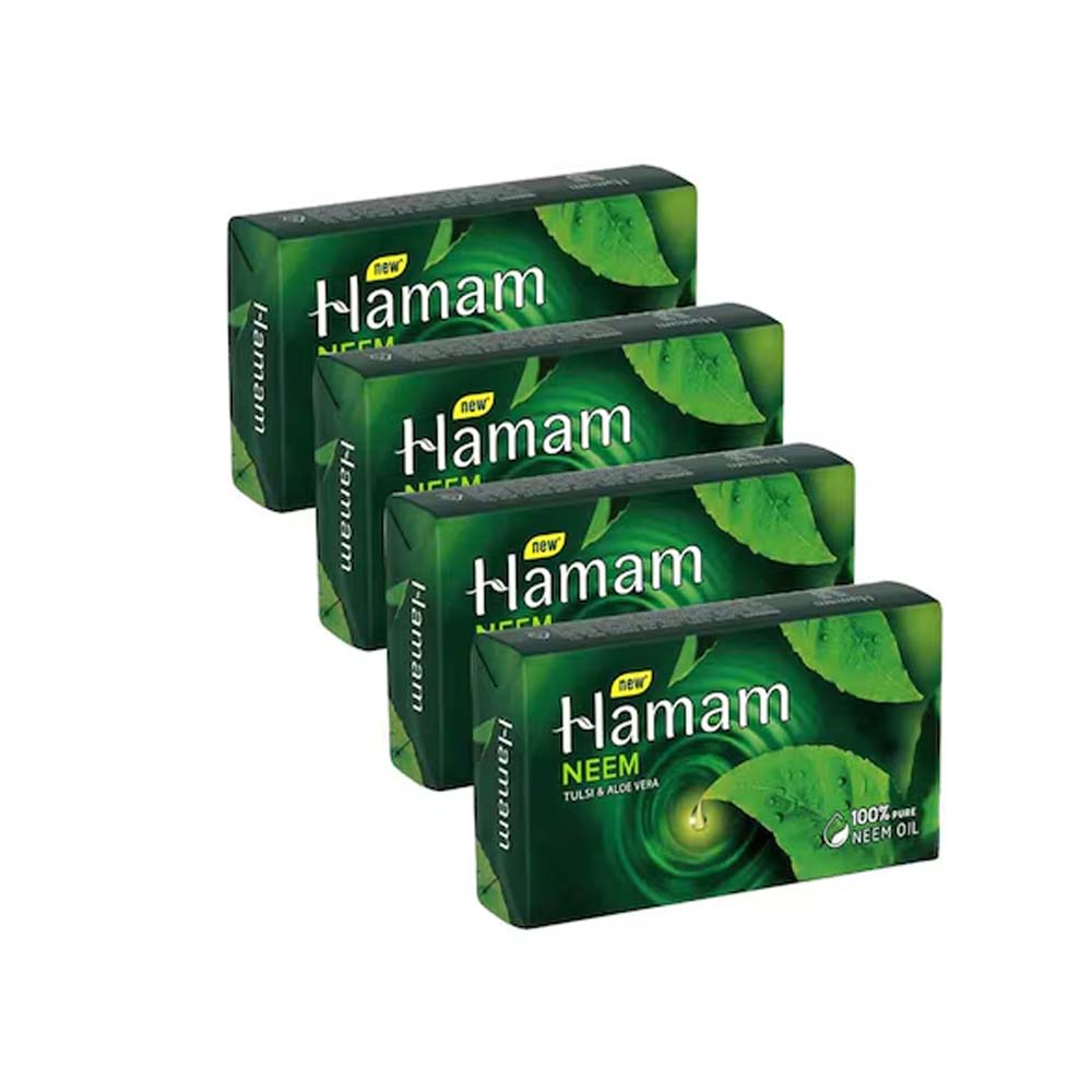 Hamam Pure Neem Oil Soap 4pcs X 150g