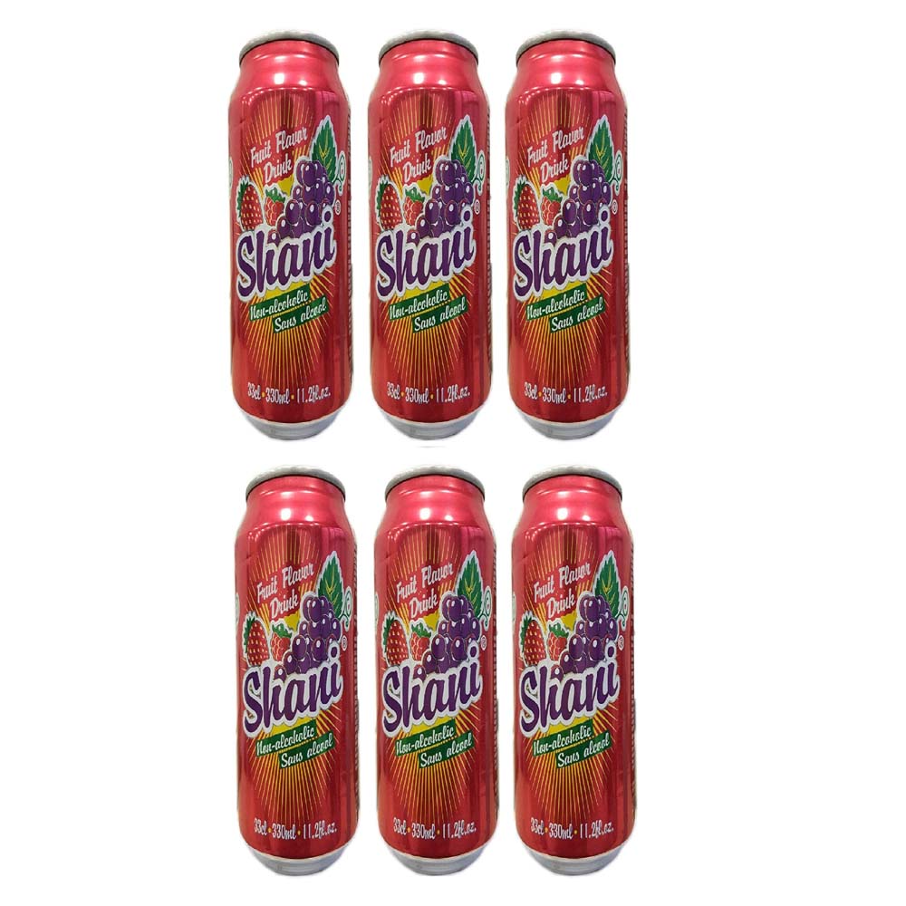 Shani Drink Fruit Can 6 330Ml Rawabi Hypermarket