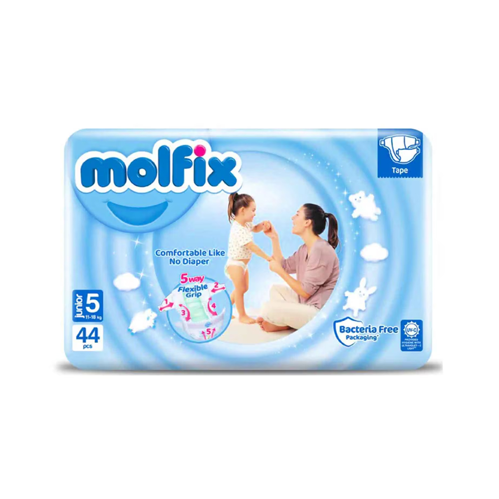 Molfix Diapers No.5 Junior 44 Pieces