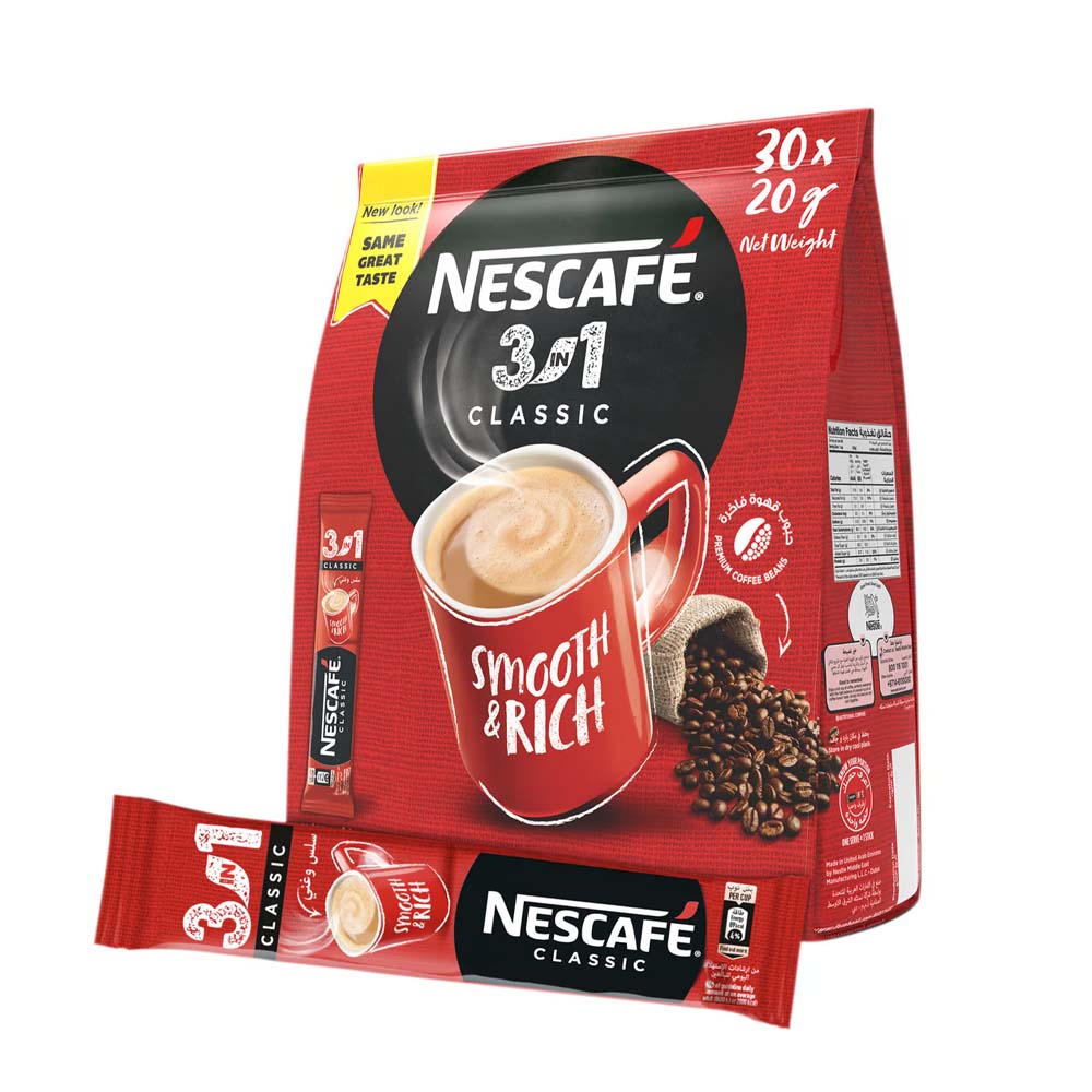 Nescafe 3In1 Classic 20G 30+10 Free