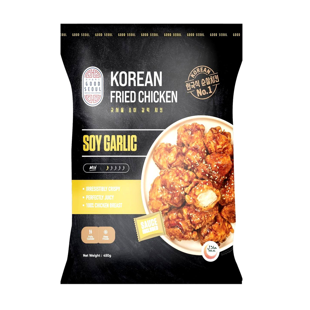Good Seoul Korean Fried Chicken Soy Sauce & Garlic 450g