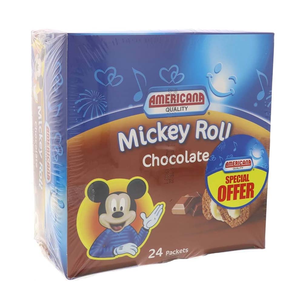 Americana Mickey Roll Sin Assorted 24X25g