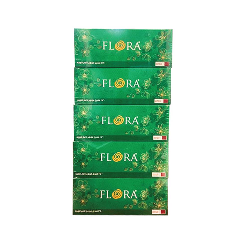 Flora Facial Tissue 2 Ply 5Pc X 170S