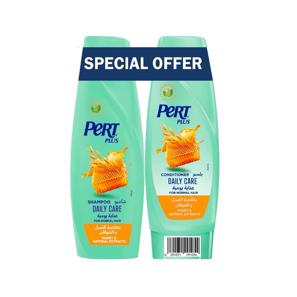 Pert Plus Daily Care Honey Extract Shampoo 400Ml + Conditioner 360Ml