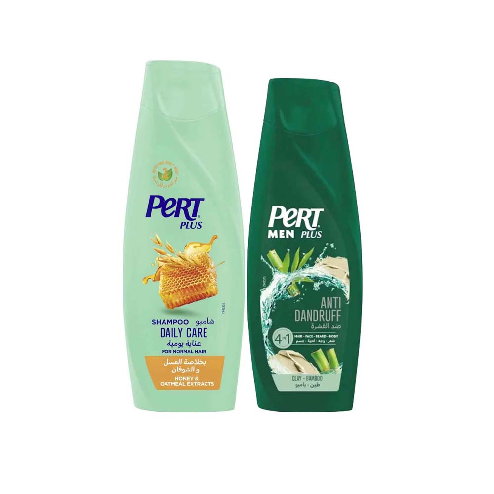 Pert Honey Extract 400Ml&Men Anti Dandruff Shampoo 360Ml Free