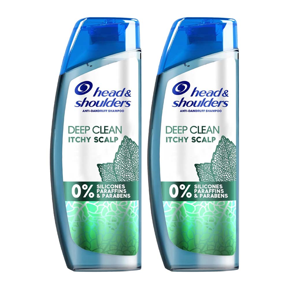 Head & Shoulders Deep Clean Itch Relief Shampoo 2×400ml