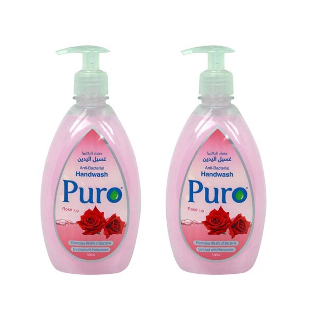 Puro Hand Wash Rose 2X500M