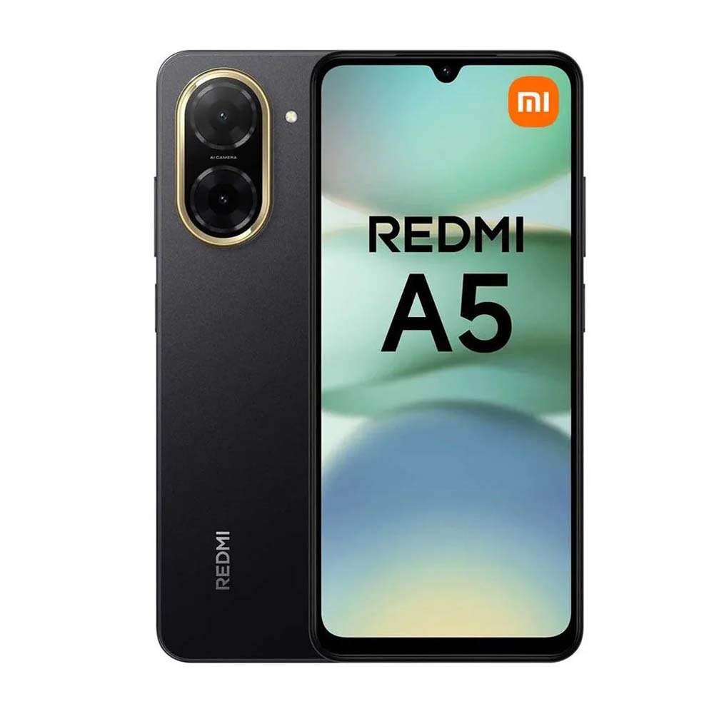 Redmi A5 3GB Ram 64GB Storage Black | Rawabi Hypermarket