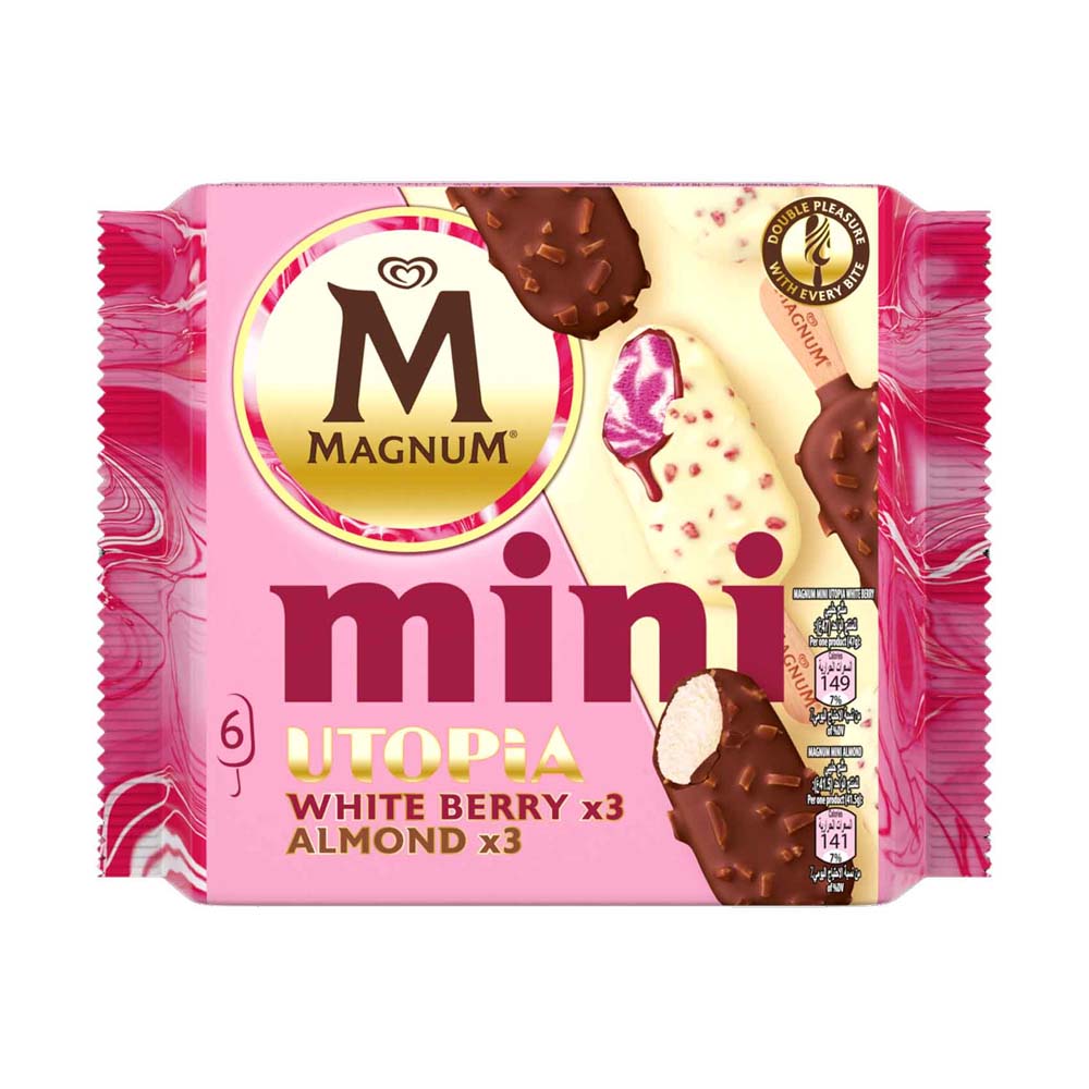Magnum Mini Utopia Double Wild Berry & Almond 338Ml