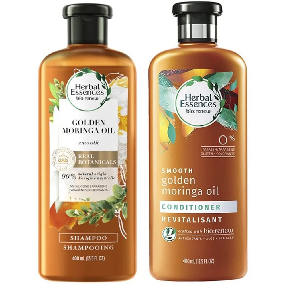 Herbal Essences Shampoo with Golden Moringa Oil 2*400ml