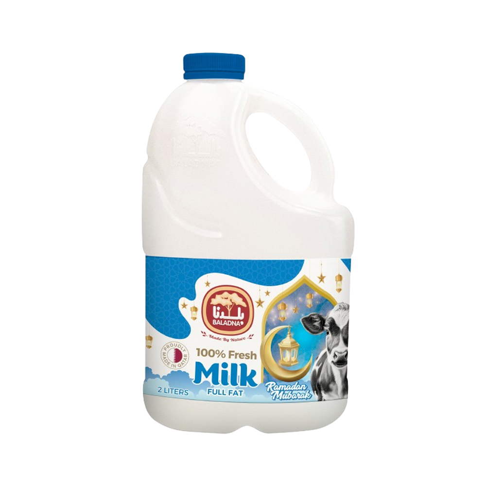 Baladna  Fresh Pasteurized Milk Full Fat 2L