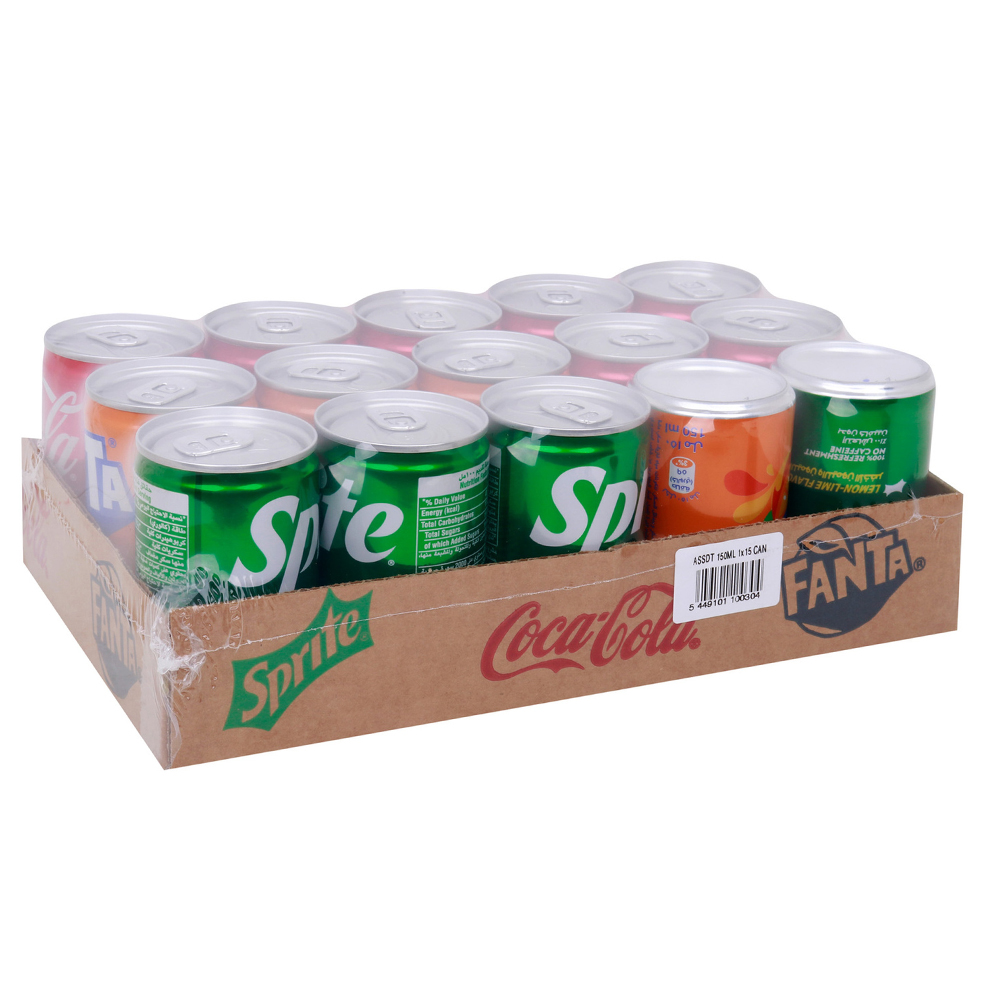Coca Cola Assorted 15pcs x 150Ml