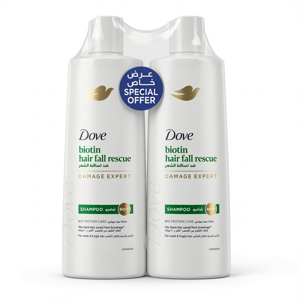 Dove Hair Fall Rescue Shampoo 2x400ml