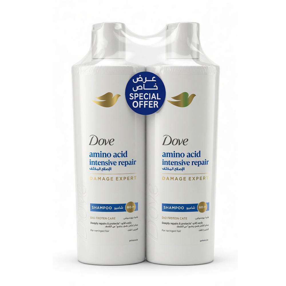 Dove Intensive Repair Shampoo 2x400ml