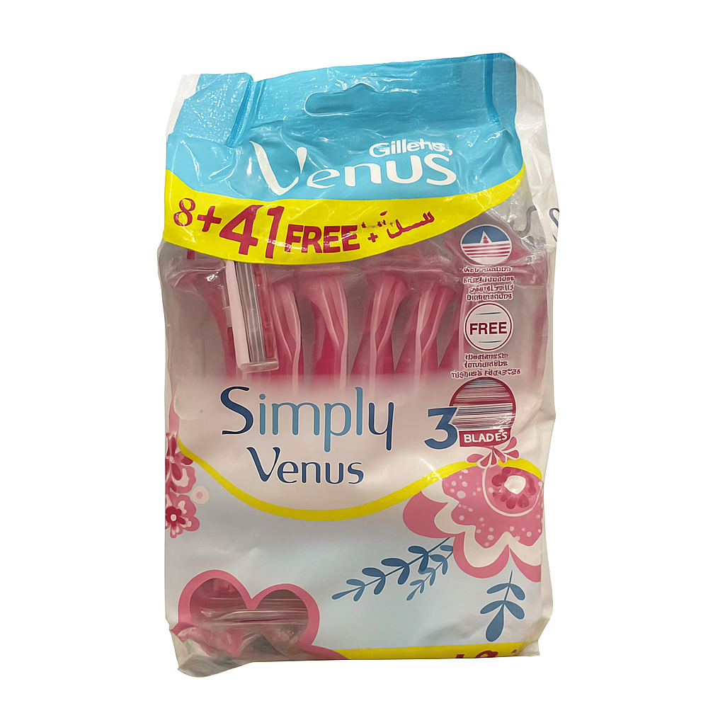 Gillette Simply Venus Razors 8+4